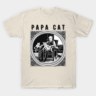 Papa Cat - Cat Lover T-Shirt